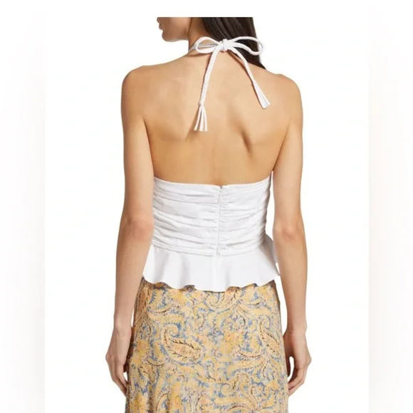 Veronica Beard Arienne Ruched Top